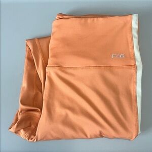 Fit2Run Orange Creamsicle Running Leggings Size Large